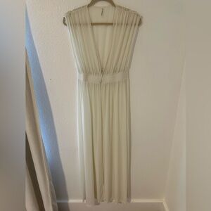 White Sheer Maxi Swim Cover